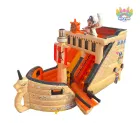 Giant Pirate Dry Slide Adults Chidren Inflatable Jumping Slide Inflatable Bouncer Slide