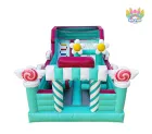 Commercial Dry Jumping Castle Jumping Slide for Kids Inflatable Moon Bouncer Classical Inflatable Macaron Flower Bounce House for Sale
