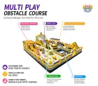 Bee Themed Inflatable Obstacle Playground 25x20m | Commercial Kids Inflatable Fun Park | AirFunPro