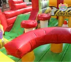 Construction Site Themed Inflatable Obstacle Course | Commercial Kids Inflatable Fun Park | AirFunPro
