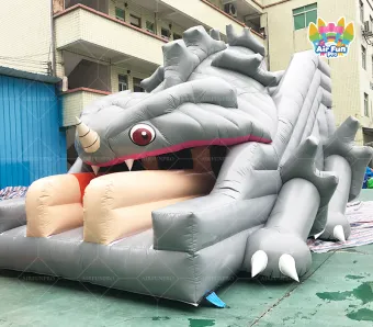 Bounce Castle PVC Inflatable Slide with Pool for Rental Party Kids Play