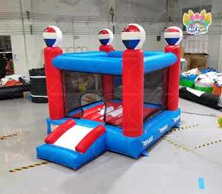 AirFunPro PVC Outdoor Popular Kids Inflatable Car Bounce House Jumping Bouncy Castle with 10 Capacity