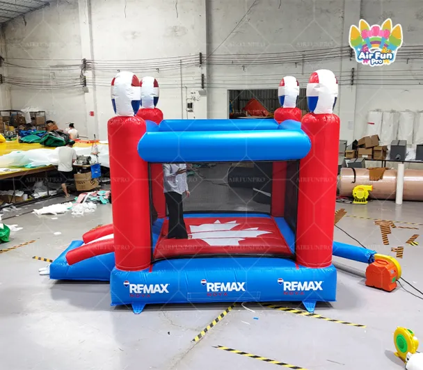 AirFunPro PVC Outdoor Popular Kids Inflatable Car Bounce House Jumping Bouncy Castle with 10 Capacity
