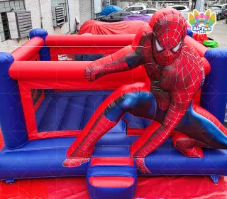 Super Hit 3D Standing Spider-Man Inflatable Bounce Castle, Premium Stitched PVC Kids Play Bouncy House for Outdoor Rental