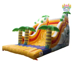 Summer dry Slide Commercial Inflatable Water Park Floating Children Party Game Inflatable Mini Slide for Pool
