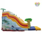 Summer dry Slide Commercial Inflatable Water Park Floating Children Party Game Inflatable Mini Slide for Pool