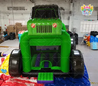 Commercial Grade Stitched PVC Monster Truck Inflatable Bouncer Hot Seller for Outdoor Events & Birthday Parties