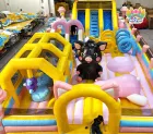Playful Pig‑Theme Inflatable Fun Park | Giant Multi‑Zone Inflatable Playground