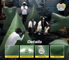 AirFunPro Giant 88 Shapes PVC Inflatable Paintball Protective CS Bunker Shooting Darts Toys