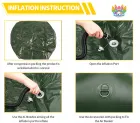 AirFunPro Giant 88 Shapes PVC Inflatable Paintball Protective CS Bunker Shooting Darts Toys