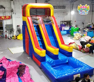 Inflatable Bounce House  Water Slide Game Water Amusement Park for Kids Pvc