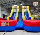 Commercial Kids Adults Inflatable Water Slide Bounce House Giant Double lane Water slides Wet Dry Inflatable Bouncer Slides with Pool