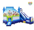 PAW Patrol Licensed Cartoon Inflatable Bounce Castle with Slide | Commercial Kids Jumping Combo for Party Rental