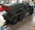 Real‑Life Scale Inflatable Missile Truck Oxford Fabric Military Replica Model