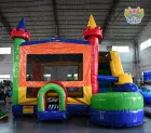 Custom Inflatable Bouncer Slide Combo Commercial Grade PVC Dry Slide Eco-Friendly Kids Jumping Playground for Rental