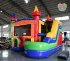 Custom Inflatable Bouncer Slide Combo Commercial Grade PVC Dry Slide Eco-Friendly Kids Jumping Playground for Rental