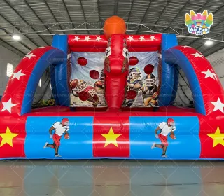Inflatable American Football Toss Game | Carnival Interactive Sports Inflatable