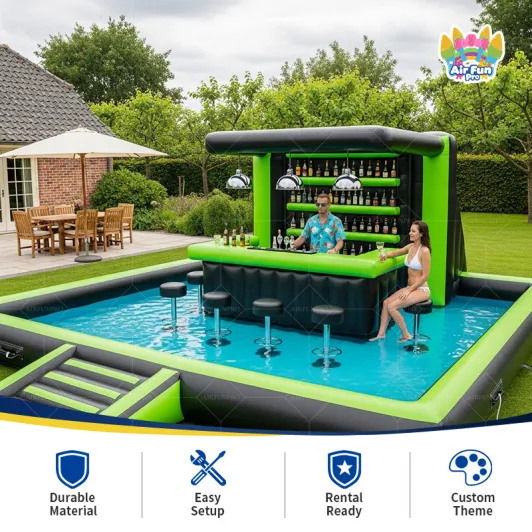 Outdoor Inflatable Swimming Pool Inflatable Water Pool Bar Tent Party Pub Tent for Backyard Hot Selling High Quality Inflatable Tent Bar