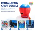 Hot Air Balloon Themed Inflatable Bounce House | Commercial Rental Grade Jumper