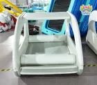 Inflatable Floating Gazebo Water Leisure House Luxury Inflatable Floating Cabin for Lake or Sea Parties