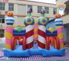 Colorful Candy Land Inflatable Play Park | Multi‑Activity Kids Inflatable Fun City