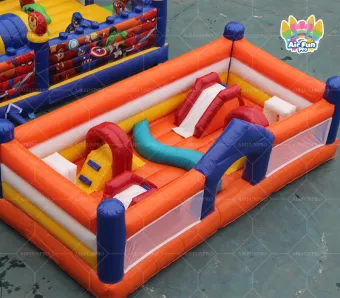 Multi‑Obstacle Inflatable Bounce Yard | Commercial Kids Bounce Playground