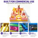 Inflatable Playground Amusement Park Inflatable Theme Park Inflatable Obstacle Course Bounce House Slide Bouncer Court Combo
