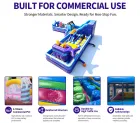 Commercial Kids Inflatable Theme Park Amusement Bounce House With Slide Obstacle Course Bouncer Court Combo Inflatable Playground PVC