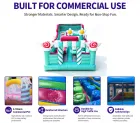 Commercial Inflatable Bounce House Amusement Jumping Castle Climbing Park Slides Combo Kids Inflatable Theme Park Fun Zone Activity