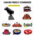 AIRFUNPRO Factory Price Inflatable Rodeo Bull Riding Sport Game Inflatable Mechanical Bull for Commercial Use