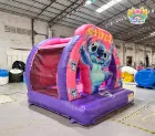 Stitch Themed Inflatable Bounce Combo | Cartoon Bounce House With Slide