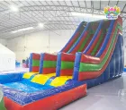 Commercial Inflatable Water Park Slide With Pool for Kids Inflatable Waterslides with Pool For Home With Blower