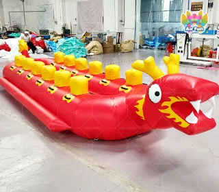 10-Seater Inflatable Dragon Boat | Team Building Water Game For Corporate Events & Festivals