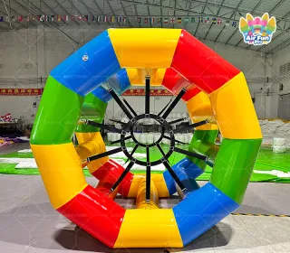 Inflatable Water Roller | Floating Water-Walking Hamster Wheel (Suitable for Pools, Lakes, and Water Parks)