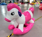 Inflatable Rocking Pony | Heat‑Welded 0.6mm PVC Rocking Horse Toy