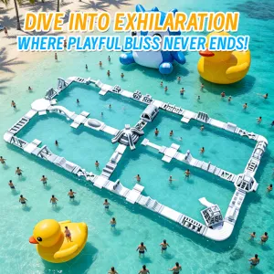 AirFunPro Launches Custom 60×30m Water Park in Guilin