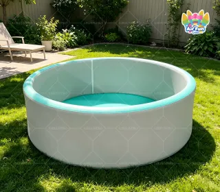 OEM 4-Layer Inflatable Pool Center Seat with Puncture Resistance  Inflatable Pool Round Drop Stitch CE EN ISO Certified
