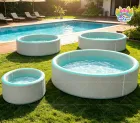 OEM 4-Layer Inflatable Pool Center Seat with Puncture Resistance  Inflatable Pool Round Drop Stitch CE EN ISO Certified