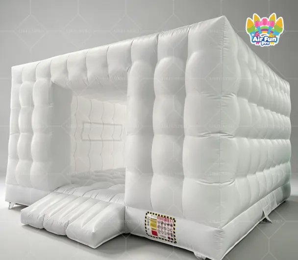 White Inflatable Event Tent | Modern Padded Inflatable Bubble Tent For Wedding, Party & Pop‑Up Events