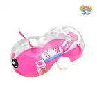 Bunny Car Themed Inflatable Playground | Commercial Transparent Inflatable Fun Park With Slide & Obstacle Course