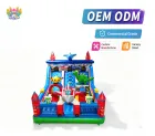 Space Aircraft Robot Inflatable Fun City｜Multi‑Play Commercial Bounce Slide Combo