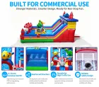 Space Aircraft Robot Inflatable Fun City｜Multi‑Play Commercial Bounce Slide Combo