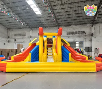 Inflatable Water Slide Pool Water Game Commercial Inflatable Combo bouncer with slide bouncing