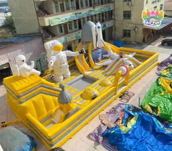 Space Exploration Astronaut Inflatable Fun City｜Multi-Zone Commercial Inflatable Playground