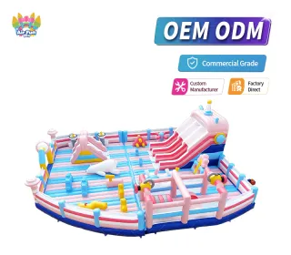 Heavy Duty All-ages Commercial Inflatable Theme Park Customizable Inflatable Giant Bouncer Amusement for Kids