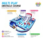 Multifunctional Inflatable Theme Park Fun City Slide Jumping Amusement Park Obstacle Course Inflatable Big Bouncer Bouncy Castle