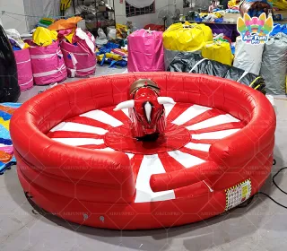 Factory Price Manual Inflatable Bull Riding Game for Sport Game And Entertainment