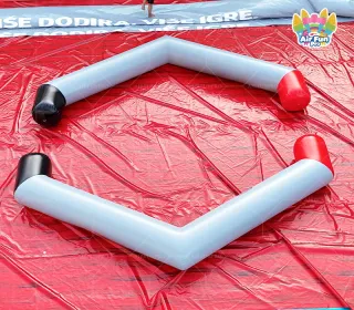 Inflatable Football Field Air Tube Barrier｜Commercial Inflatable Soccer Pitch Boundary Tube for Event & Rental