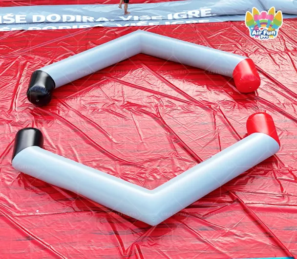 Inflatable Football Field Air Tube Barrier｜Commercial Inflatable Soccer Pitch Boundary Tube for Event & Rental