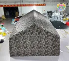 Digital Camo Inflatable Air Beam Tent, Large Field Emergency Shelter for Outdoor Field Operations